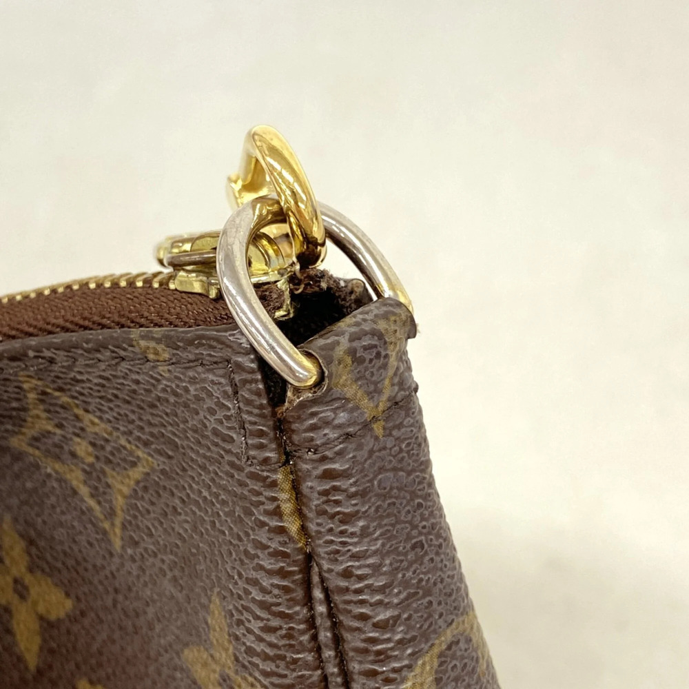 LOUIS VUITTON Authentic Brown Monogram Pochette Pouch - Picture 7 of 9